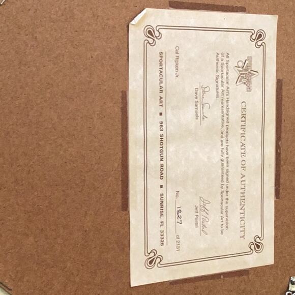 Cal Ripken Jr. Autographed 2131 Home Plate with Certificate of Authenticity. - Picture 7 of 9